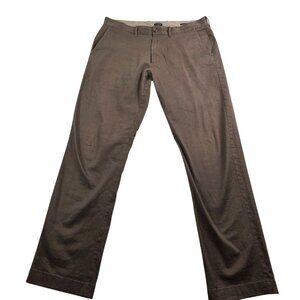 J. Crew Men's Gray Straight Leg Pants Size 35x32